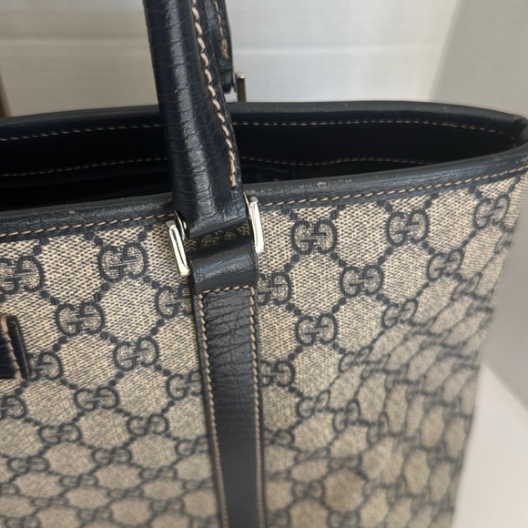 Gucci Joy Medium Tote Navy Authentic - Picture 5 of 10